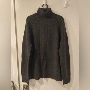 Men's Black Turtleneck Sweater club Monaco